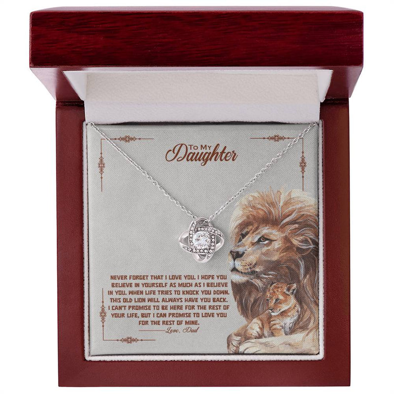 Never Forget - Love Knot Necklace
